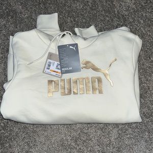 Brand New Cream and Gold Puma Hoodie ✨